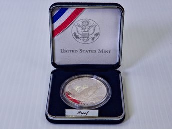 2008 Bald Eagle Commemorative Proof Silver Dollar Coin In Case