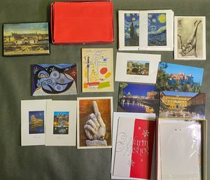 Large Vintage Postcard And Greeting Card Collection Featuring Picasso And Van Gogh