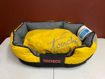 Touchdog Yellow Dog Bed - Exquisite Boutique Pet Bed For Comfort And Style