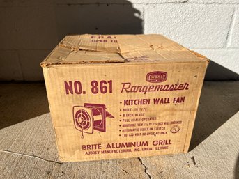 Vintage Rangemaster Kitchen Wall Fan In Box