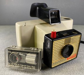 Polaroid Land Camera Swinger Model 20 With Additional Light Sensor