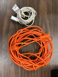 Lot Of Two Extension Cords