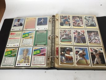 Assorted Collection Of Sports Cards Mixed Binder Baseball Hockey Etc