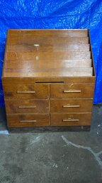 Wooden Magazine Rack With Drawers