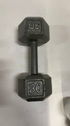 30 Lb Dumbbell