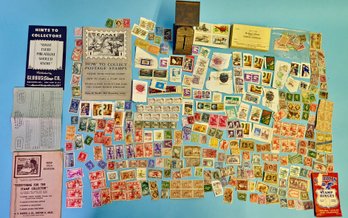 Stamp Collection Lot - Mail In The Earlier Years World War 2 Depression Era And More Collectibles