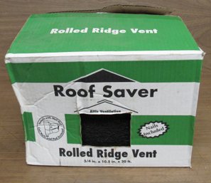 Rolled Ridge Vent Roof Saver