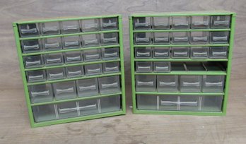 Vintage Green Hardware Organizers 13' X 13'