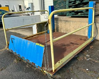 Blue Giant LoMaster Low Profile Dock Lift 4000lb Capacity - Industrial Warehouse Truck Loading Platform