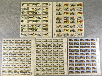 5 National Parks And Wildlife Conservation Stamp Sheets MINT