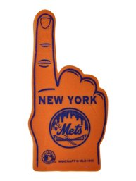 Vintage 1996 Wincraft New York Mets Novelty Foam Hand With Pointing Finger