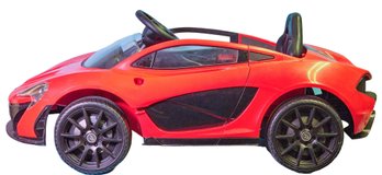 Mclaren P1 Red Chi Lok Bo 1/4 Scale Powered Ride-In  Car Toy With MP3 Stereo