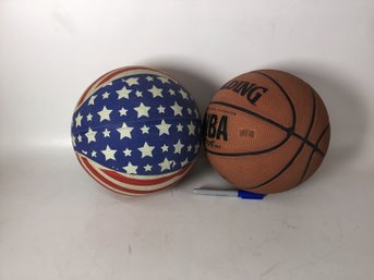 Two Basketballs