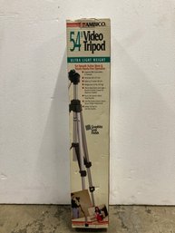 Ambico Ultra Lightweight 54 Inch Video Tripod