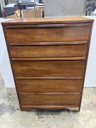 Vintage MCM Large Wooden Six Drawer Dresser