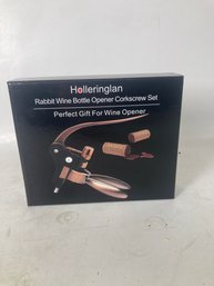 Holleringlan Rabbit Wine Bottle Opener Corkscrew Set