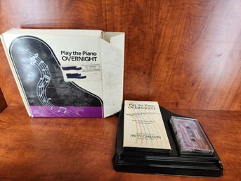 PLAY THE PIANO OVERNIGHT - Book, VHS, Cassette Tape In Original Mailed Box