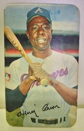 1970 Topps Super #24 Hank Aaron Braves HALL-OF-FAME 7 - NM B70S 00 0572