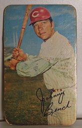 1970 Topps Super Johnny Bench # 8 Cincinnati Reds Baseball Card