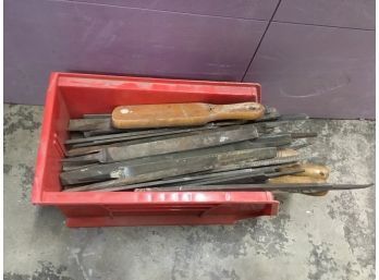 Bulk Lot Of Various Vintage Files Woodworking Metalworking Tools