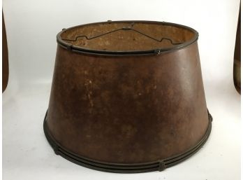 Large Amber Formica Style Lampshade