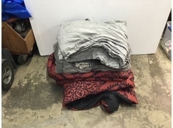 Assorted Lot Of Blankets Comforters And Sheets