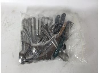 Lot Of Assorted Silverware And Utensils