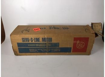 Vintage NOS General Electric Serv-S-Line Motor