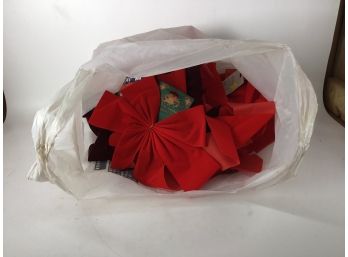 Lot Of All Purpose Christmas And Holiday Bows