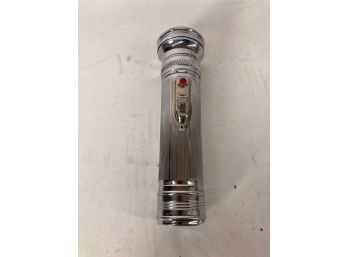 Lucky Star Vintage Chrome Battery Powered Flashlight