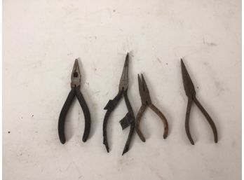 Four Needle Nose Pliers