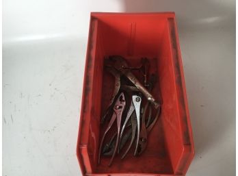 Mixed Lot Of 9 Vintage Pliers