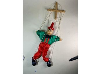 Vintage Pinocchio Marionette Puppet – Classic Wooden Jointed Toy With Strings