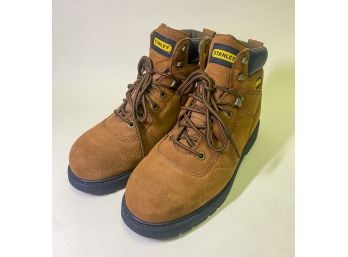 Stanley Men's 10W Work Boots Durable Outsole, Suede Leather Upper, Size 10 Wide