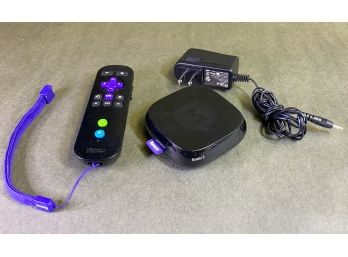 Roku 3 Streaming Media Player Model 4200R With Remote & Power Adapter