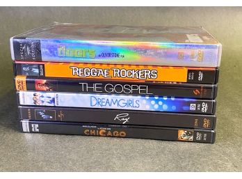 DVD Collection: The Doors, Reggae Rockers, The Gospel, Dreamgirls, Ray, Chicago
