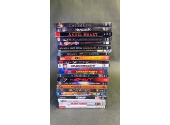 Large DVD Movie Collection: Hancock, Casino, Blade, Sausage Party, The Bank Job, And More!