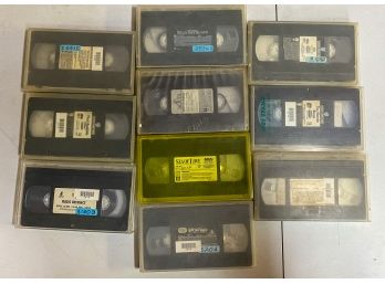 Vintage VHS Movie Lot: Basic Instinct, Sea Of Love, Billy Bathgate - Collectible Classic Films
