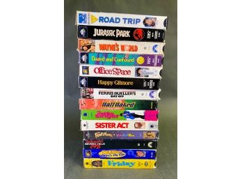 Classic VHS Lot: Jurassic Park, Ferris Bueller's Day Off, Wayne's World & More!
