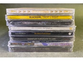 Mixed Lot Of 9 Classic R&B And Soul CDs Featuring Jennifer Lopez, Alicia Keys, Curtis Mayfield SEALED CD's New