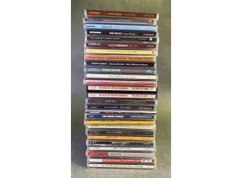 Lot Of 30 Jazz, R&B, And Soul CDs - Stevie Wonder, Marvin Gaye, Luther Vandross, Aaron Neville,