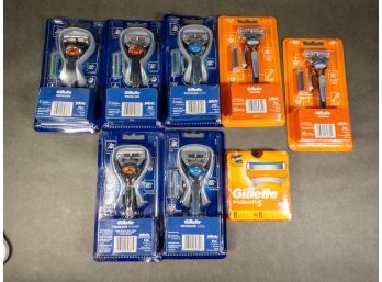 Gillette Fusion5 And ProGlide Razors & Blades - 8 Packs