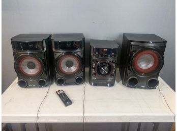 LG CM4530 Home Audio System With Bluetooth, Dual USB, Auto DJ, And Remote Control