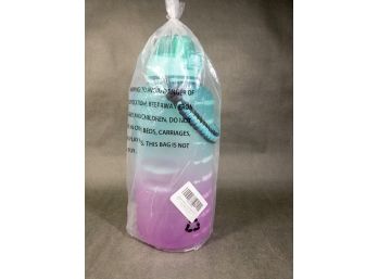 Giotto Large 1 Gallon Motivational Water Bottle With Time Marker - Green/Purple Gradient