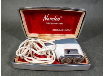 Norelco Vintage Speedshaver Floating-Head Electric Razor With Original Case