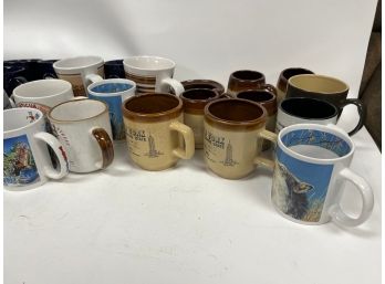 Large Lot Of Mugs