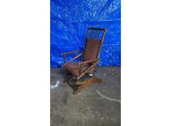 Antique Wooden Rocking Chair