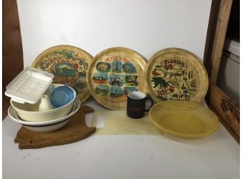 Mixed Lot Of Plates / Cups / Bowls  Traysetc.)