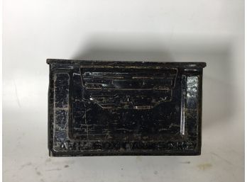 Vintage Black .50 Caliber Ammo Box For An M2