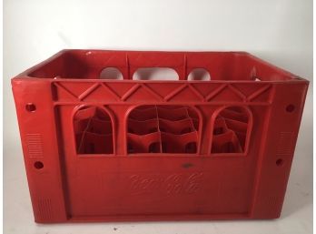 Authentic Red Coca Cola Bottle Crate